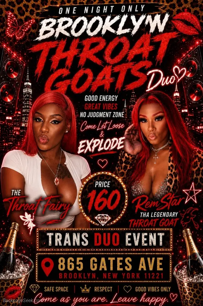 Tgirls Private Brooklyn duo Event