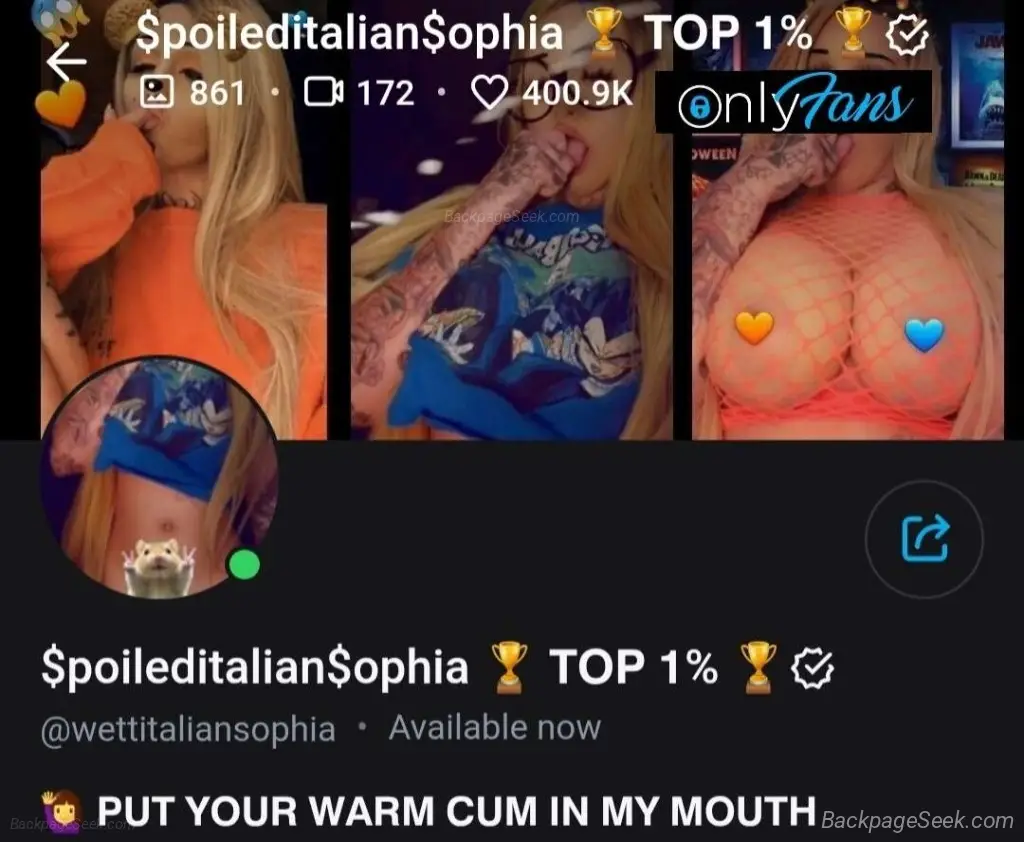 https onlyfans com wettitaliansophia