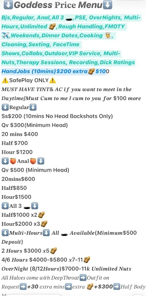 OutCalls ONLY Available Read Full Ad Pricing Menu in Pics 60 in Richmond – Women Seeking Men photo 6