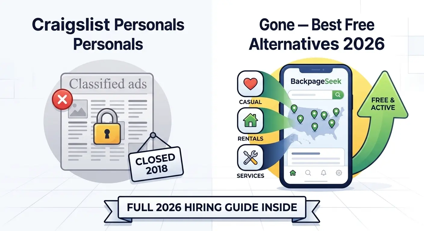 Craigslist Personals Is Gone — Best Free Alternatives 2026 – BackpageSeek