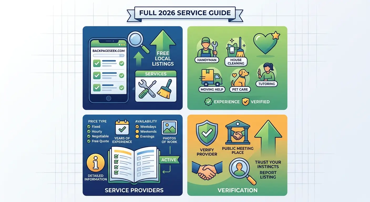 Free Local Services Near Me in 2026 — Find Trusted Help in Your City – BackpageSeek