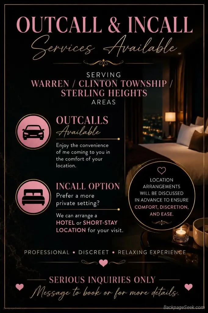 Massage and a lil TOP PLZ READ Outcalls IF YOU DO NOT HAVE A... in Detroit – Women Seeking Men photo 5
