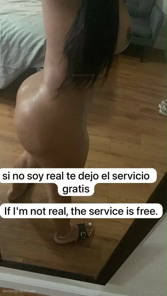 If I'm not real, the service is free.. si no soy real te dejo el servicio