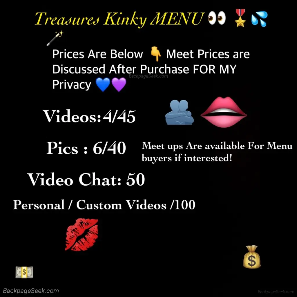 Treasure's SUMMER Menu in Kansas City – Women Seeking Men photo 3