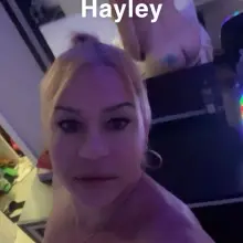 hayley. visiting